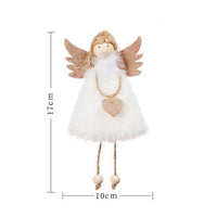 HKM-579027 Christmas Angel Doll Ornament for Festive Home Decor – 10cm x 17cm Christmas Tree Pendant