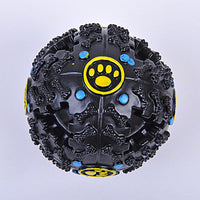 HKM-579027 Pet Colour Snacks Leaking Food Ball Dog Molars Puzzle Strange Ball Missing Food Bite Sounding Toy Training Toy