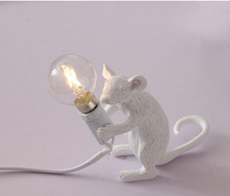HKM-579347 Nordic Style Mouse Personality Mini Table Lamp for Children's Room and Dormitory
