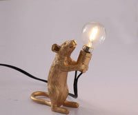 HKM-579347 Nordic Style Mouse Personality Mini Table Lamp for Children's Room and Dormitory