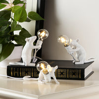 HKM-579347 Nordic Style Mouse Personality Mini Table Lamp for Children's Room and Dormitory