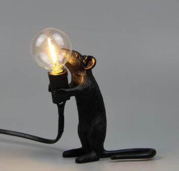 HKM-579347 Nordic Style Mouse Personality Mini Table Lamp for Children's Room and Dormitory