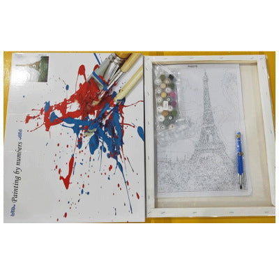 HKM-579411 Animal-Themed Digital DIY Hand-Painted Decorative Art Kit for Home Décor and Relaxation Activities