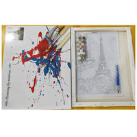 HKM-579411 Animal-Themed Digital DIY Hand-Painted Decorative Art Kit for Home Décor and Relaxation Activities