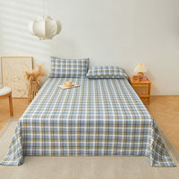 HKM-579411 Pure Cotton Plant and Flower Pattern Three-Piece Bedding Set in Various Sizes
