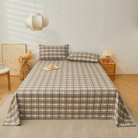 HKM-579411 Pure Cotton Plant and Flower Pattern Three-Piece Bedding Set in Various Sizes
