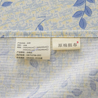 HKM-579411 Pure Cotton Plant and Flower Pattern Three-Piece Bedding Set in Various Sizes
