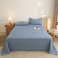 HKM-579411 Pure Cotton Plant and Flower Pattern Three-Piece Bedding Set in Various Sizes