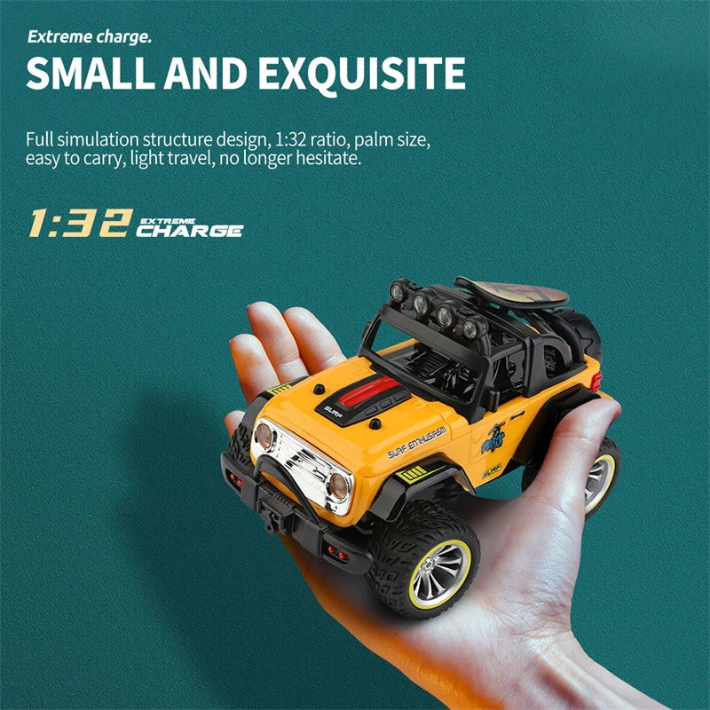 HKM-579987 1/32 Scale Remote Control Off-Road Drifting Car Toy for Kids - 2WD Electric Vehicle