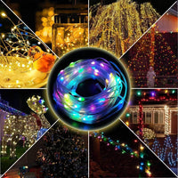 HKM-580179 Bluetooth Controlled RGB Christmas Tree Light String - 2m, 5m, 10m, 20m Lengths Available