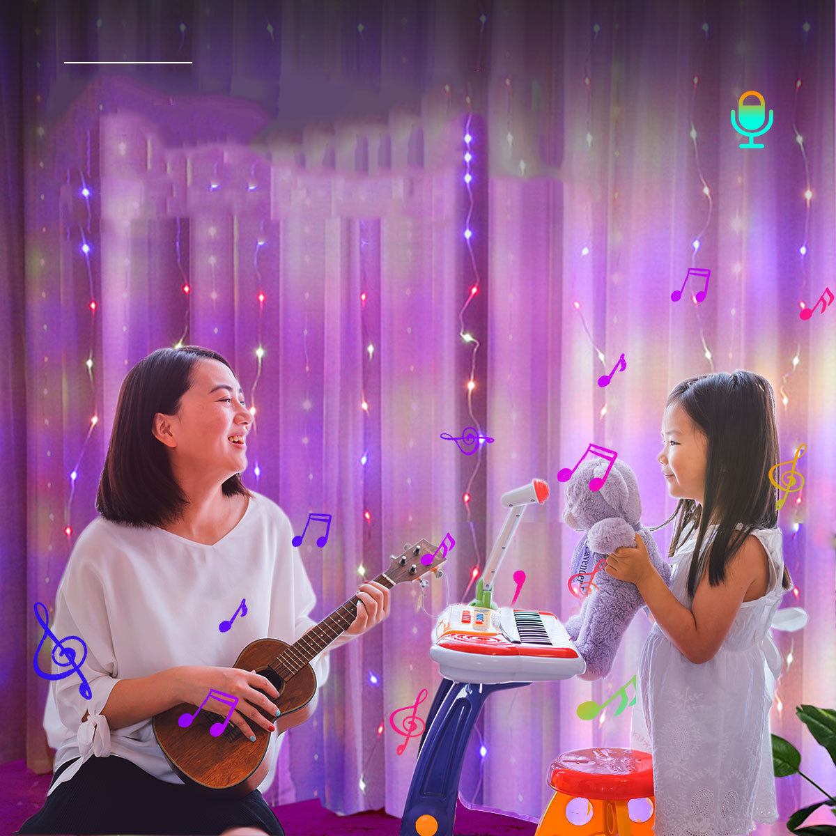 HKM-580179 Bluetooth Controlled RGB Christmas Tree Light String - 2m, 5m, 10m, 20m Lengths Available