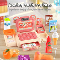 HKM-580243 Electronic Cash Register Toy Kitchen Set for Kids - Pretend Play Fruit Restaurant Game