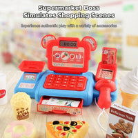 HKM-580243 Electronic Cash Register Toy Kitchen Set for Kids - Pretend Play Fruit Restaurant Game