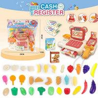 HKM-580243 Electronic Cash Register Toy Kitchen Set for Kids - Pretend Play Fruit Restaurant Game