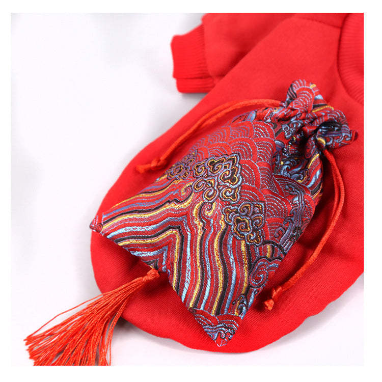 HKM-580371 New Year Peking Opera Style Pet Sweater - Multiple Designs & Sizes Available