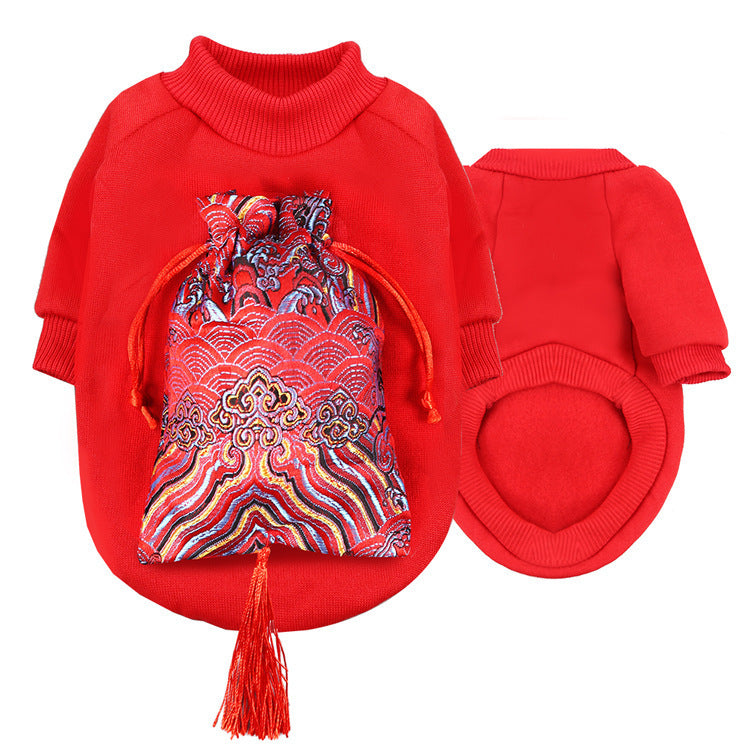 HKM-580371 New Year Peking Opera Style Pet Sweater - Multiple Designs & Sizes Available