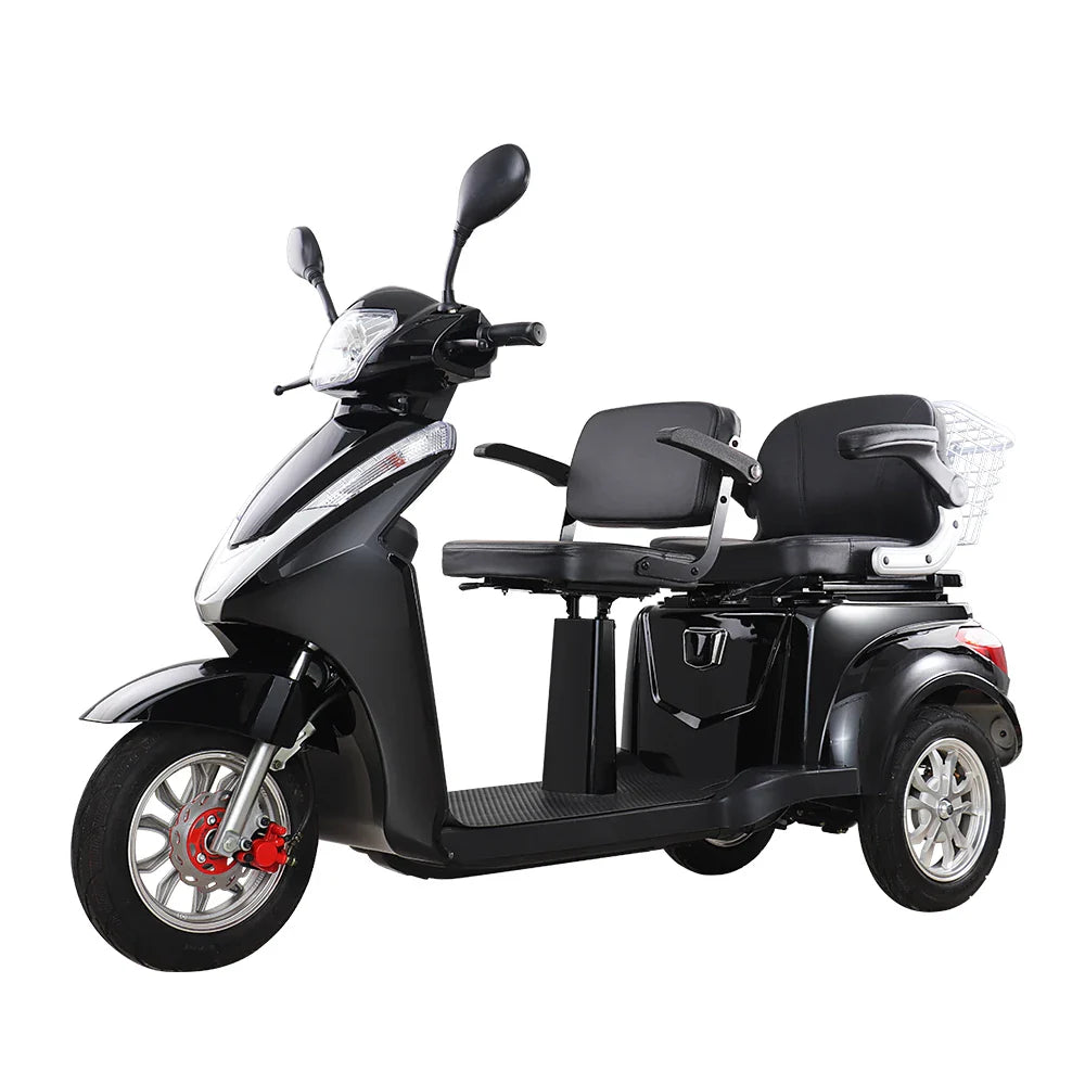 KTX-580435 VISTA-L2 EEC Electric Three-Wheeled Scooter for Two with 500W Motor, 21-30 km/h Speed, 40-60 km Range