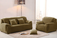 HKM-580627 Non-Slip Polyester Fiber Sofa Cover for Three-Seat Sofas (190-230cm)