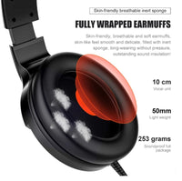 HKM-580627 Wired Gaming Headset with Microphone and Sound Card Line Control for Enhanced Audio Experience