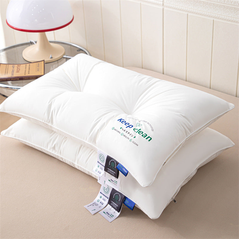 HKM-580691 Cotton Neck Support Pillow - High, Medium, and Low Loft Options Available