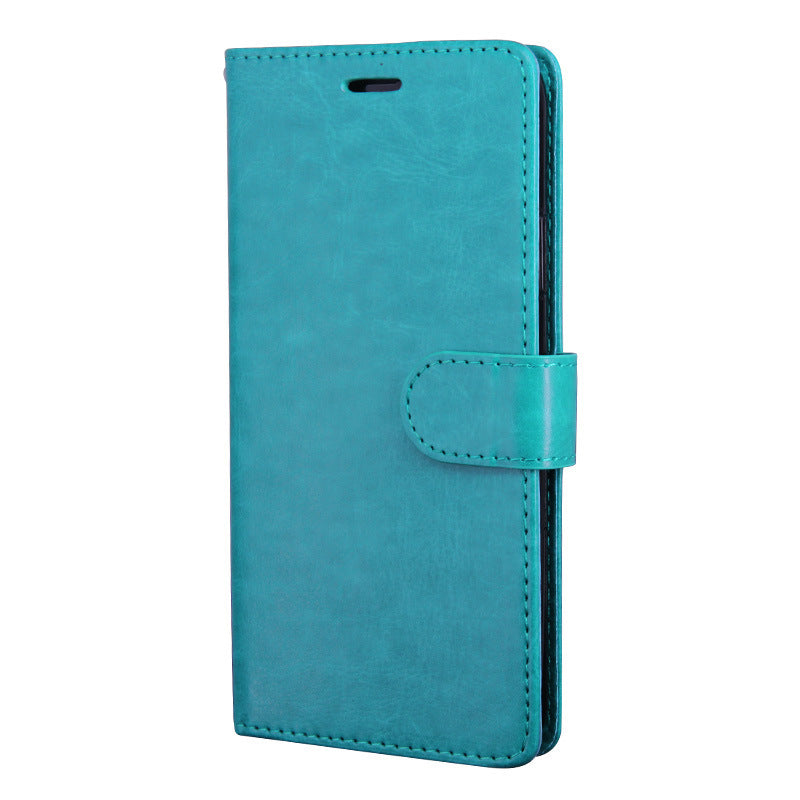 HKM-580819 Crystal Flip Phone Case for iPhone Models - Multiple Colors Available, Durable PU Material