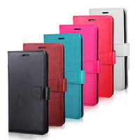 HKM-580819 Crystal Flip Phone Case for iPhone Models - Multiple Colors Available, Durable PU Material