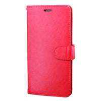 HKM-580819 Crystal Flip Phone Case for iPhone Models - Multiple Colors Available, Durable PU Material