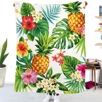 HKM-580883 Soft Polyester Cartoon Flannel Blanket for All Seasons