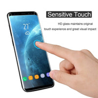 HKM-580947 3DAllglue Tempered Glass Full Coverage Protector Film for S8, S8 Plus, S9, S9 Plus, Note 8, Note 9
