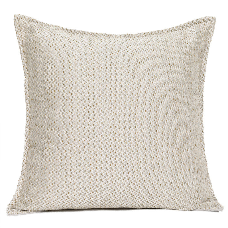 HKM-581011 Modern Simple Blended Sofa Pillow Cover 45x45cm Available in Wheat Color Variants