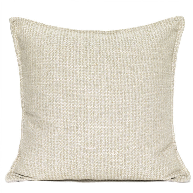 HKM-581011 Modern Simple Blended Sofa Pillow Cover 45x45cm Available in Wheat Color Variants