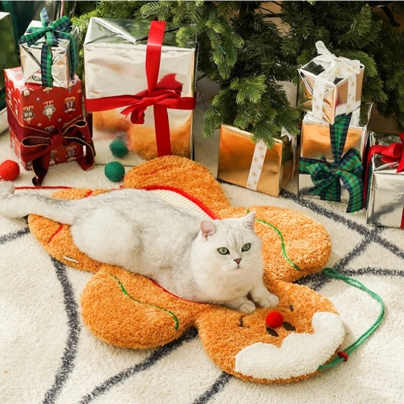 HKM-581267 Cat Mat Carpet Pet Cushion Warm Dog Mat Claw-resistant Scratching