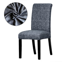 HKM-581267 Stretch Chair Cover in Durable Polyester Fiber - 93% Polyester