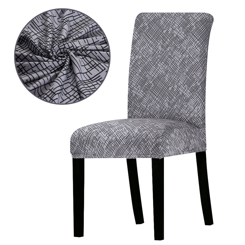 HKM-581267 Stretch Chair Cover in Durable Polyester Fiber - 93% Polyester