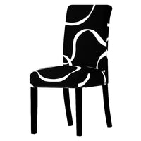 HKM-581267 Stretch Chair Cover in Durable Polyester Fiber - 93% Polyester