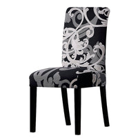HKM-581267 Stretch Chair Cover in Durable Polyester Fiber - 93% Polyester