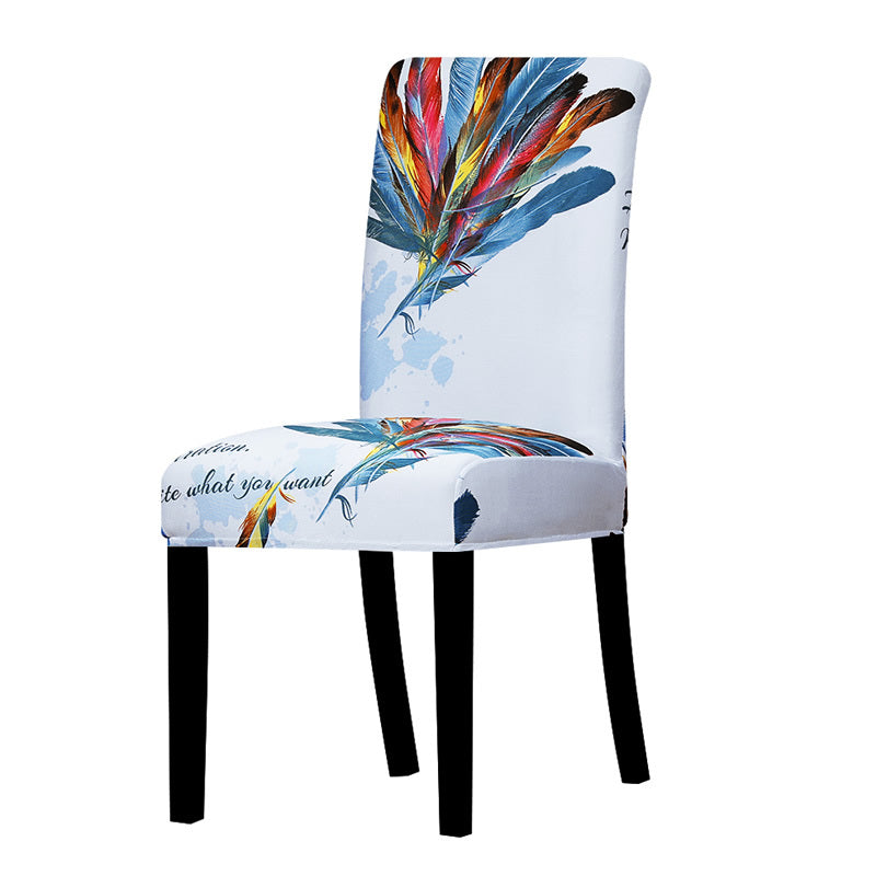 HKM-581267 Stretch Chair Cover in Durable Polyester Fiber - 93% Polyester
