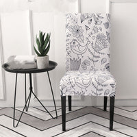 HKM-581267 Stretch Chair Cover in Durable Polyester Fiber - 93% Polyester