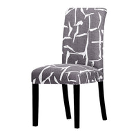 HKM-581267 Stretch Chair Cover in Durable Polyester Fiber - 93% Polyester