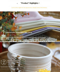 HKM-581395 Creative Handmade Needle and Thread Art Kit with Cotton and Linen Embroidery Fabrics