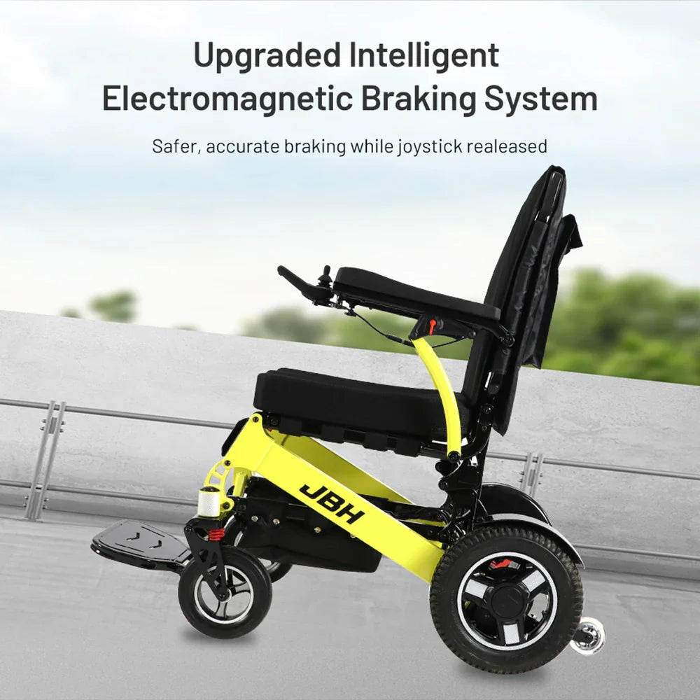 KTX-581587 Heavy Duty Portable Electric Wheelchair with Big Wheels for Disabled Users