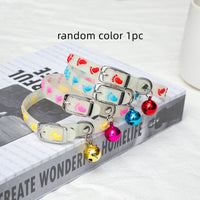 HKM-581587 Luminous Silicone Cat Collar with Various Cute Designs for Nighttime Visibility