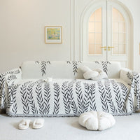 HKM-581715 Chenille All-Inclusive Sofa Cover in Weeping Willow Colors