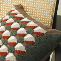 HKM-581843 Geometric Pattern Square Pillowcase for Living Room 45x45cm