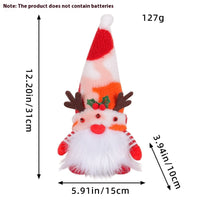 HKM-581843 Luminous Christmas Antlers Doll for Holiday Window Decoration