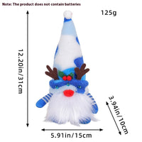 HKM-581843 Luminous Christmas Antlers Doll for Holiday Window Decoration