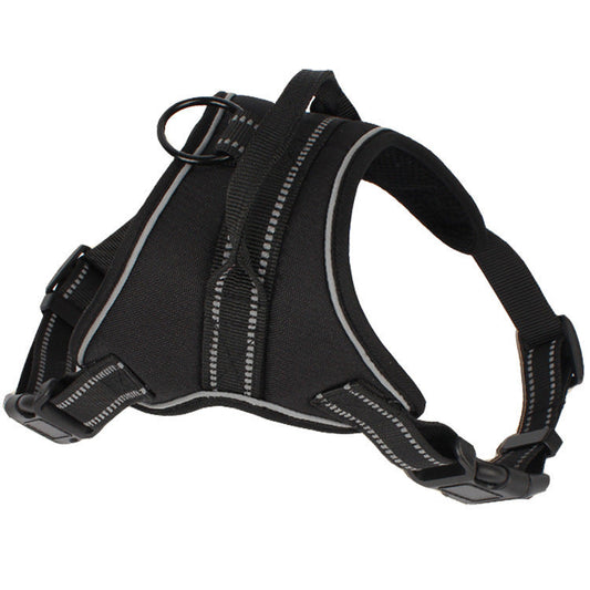 HKM-581907 Adjustable Pet Harness for Medium to Large Dogs - Black, Orange, Green Colors Available
