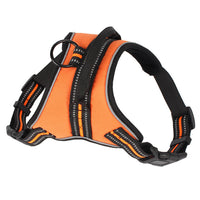 HKM-581907 Adjustable Pet Harness for Medium to Large Dogs - Black, Orange, Green Colors Available