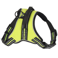 HKM-581907 Adjustable Pet Harness for Medium to Large Dogs - Black, Orange, Green Colors Available