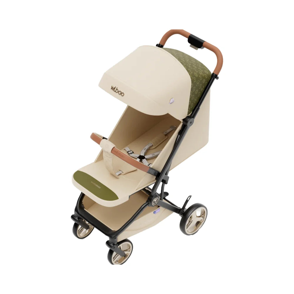 KTX-581907 Compact Folding Stroller with Enhanced Sunshade for Infants - Portable and Lightweight Design